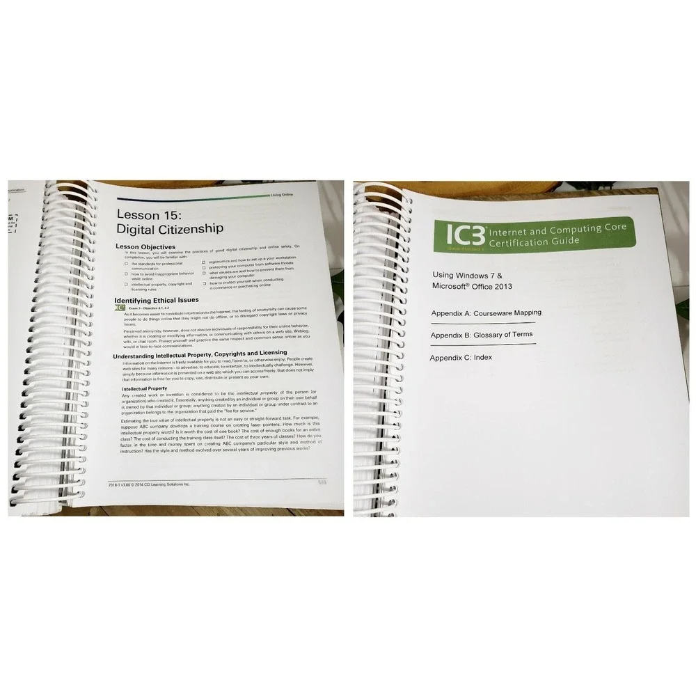 IC3 Internet and Computing Core Certification Guide - Windows 7 & MS Office 2013